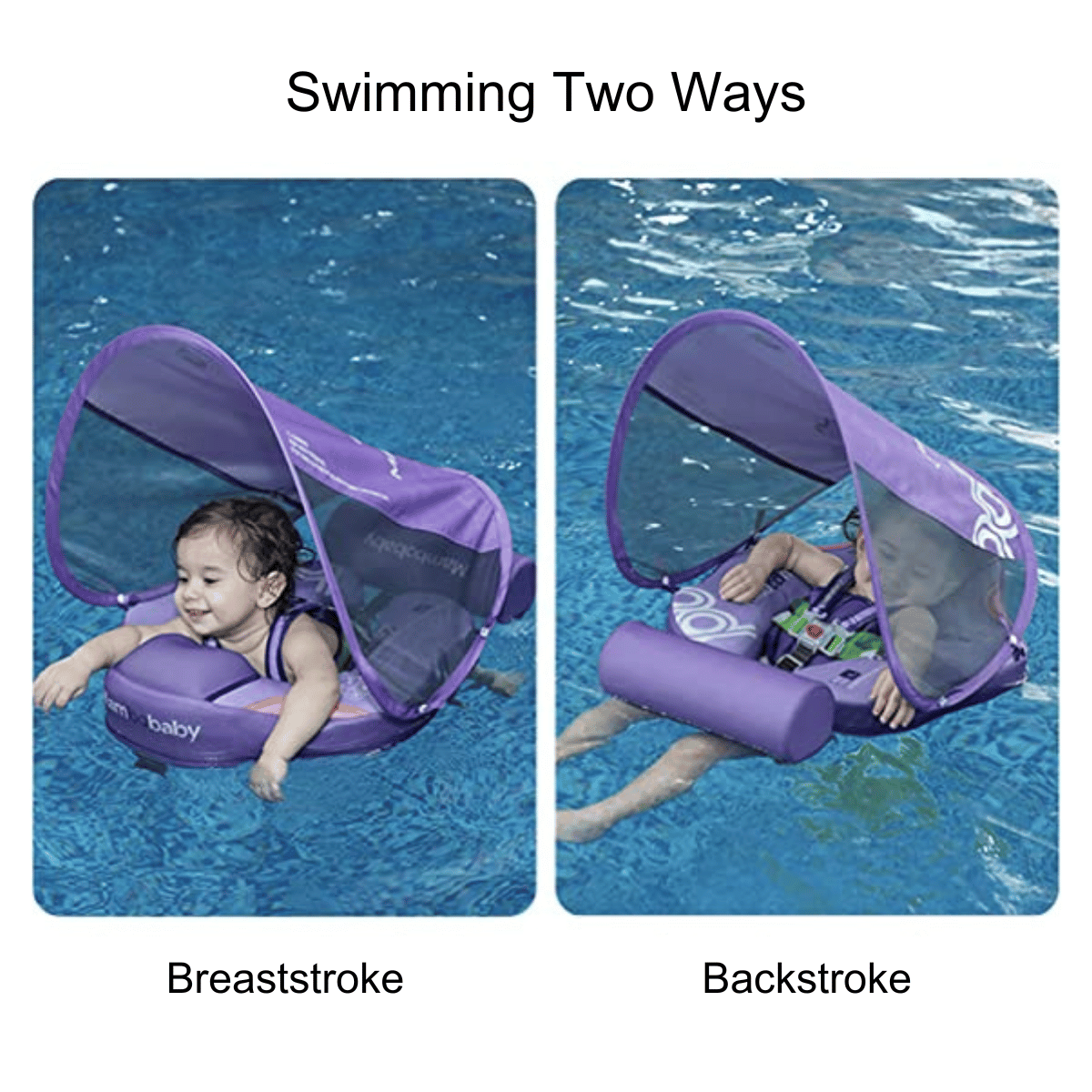 Mambobaby Swim Float with Canopy - Skaldo & Malin