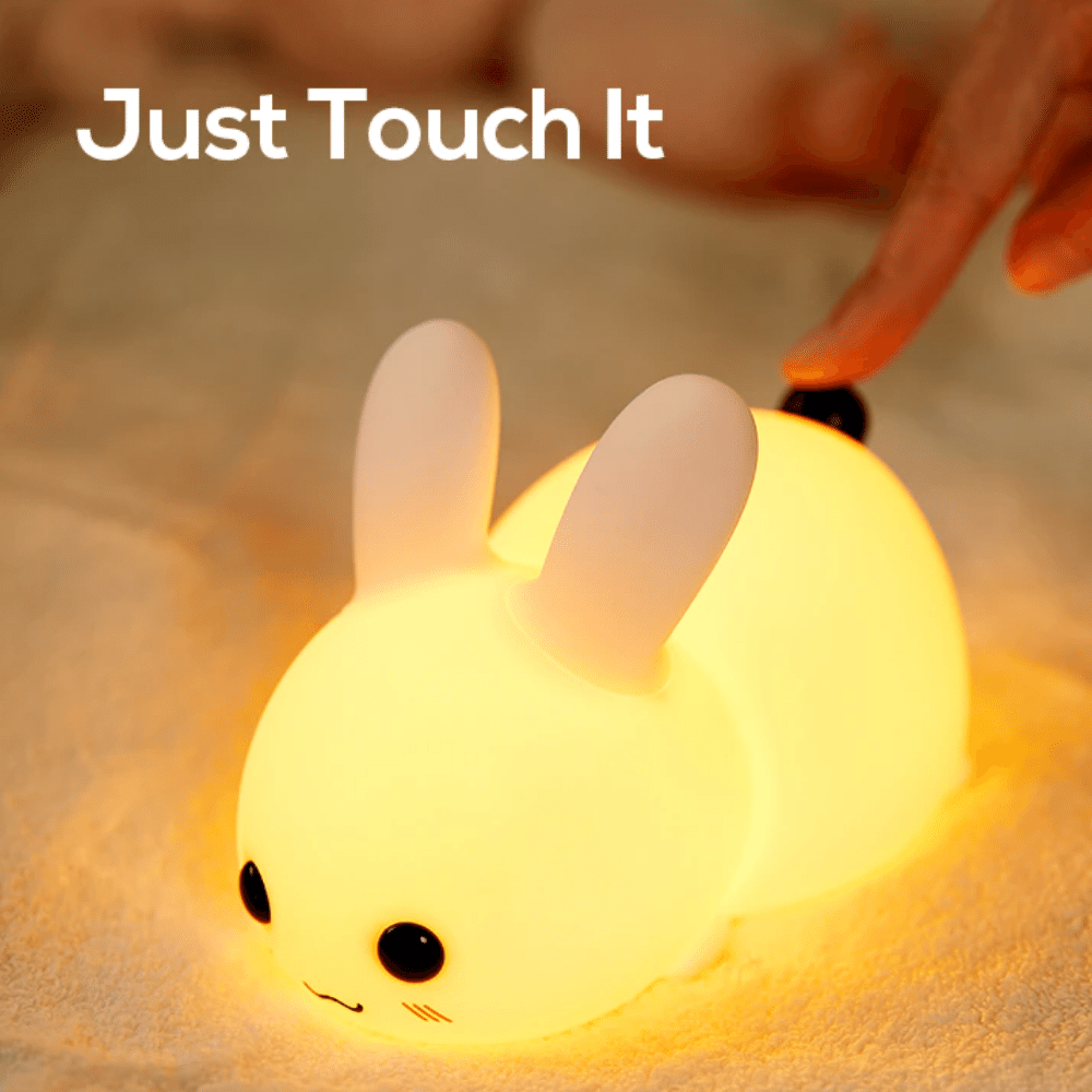 Milo Touch Bunny Night Light for Children - Skaldo & Malin