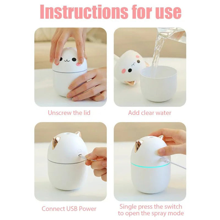 Mini Portable Cat Air Humidifier Purifier - Skaldo & Malin