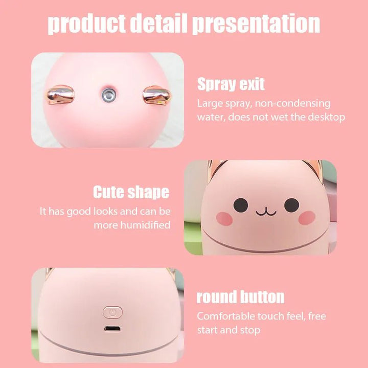 Mini Portable Cat Air Humidifier Purifier - Skaldo & Malin