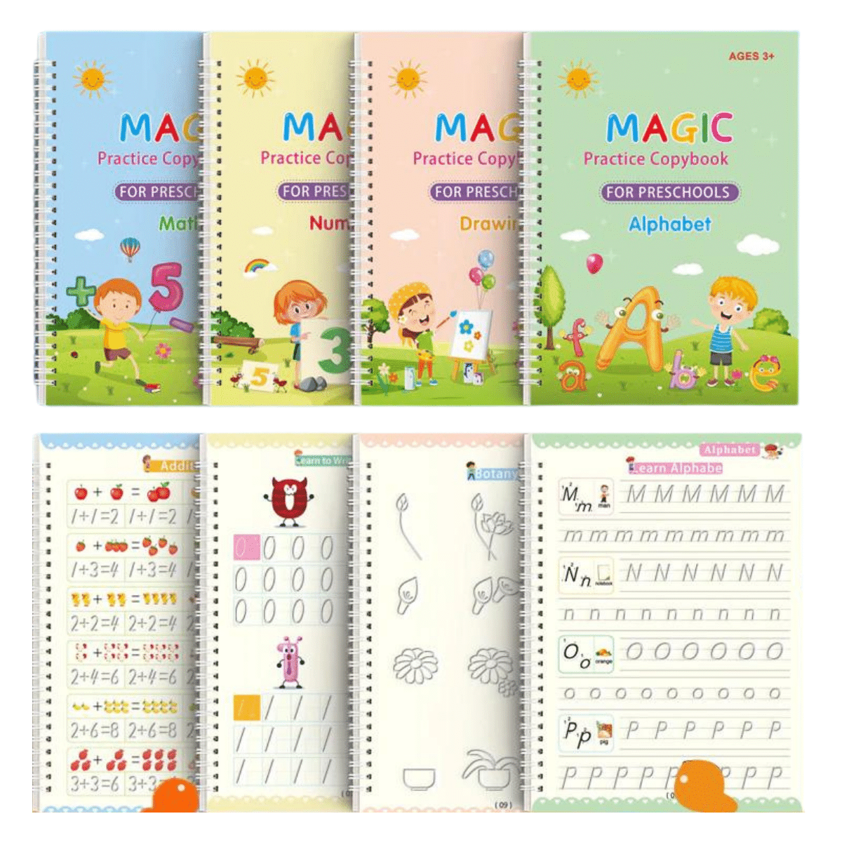 Mola Magic Copybook Sets for Kids - Skaldo & Malin