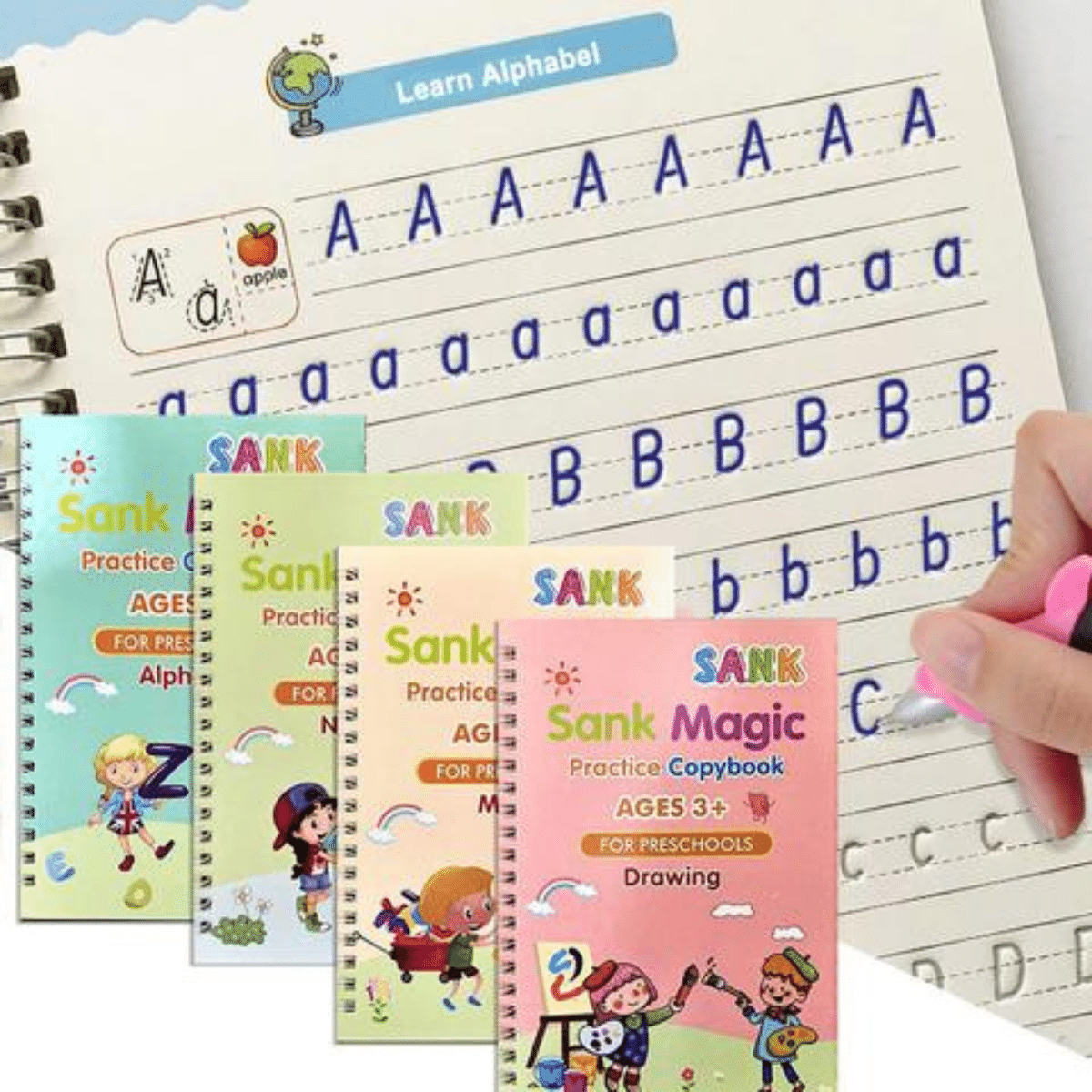 Mola Magic Copybook Sets for Kids - Skaldo & Malin