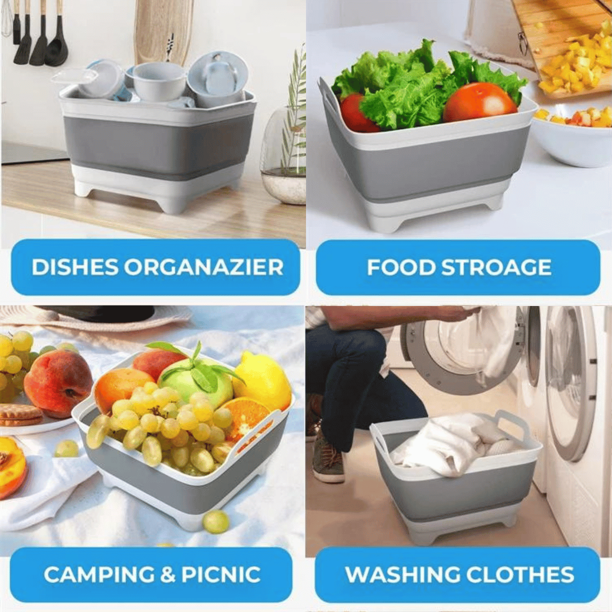 Multi-use Space Saving Foldable Sink Tub - 🎉 50% OFF TODAY - Skaldo & Malin