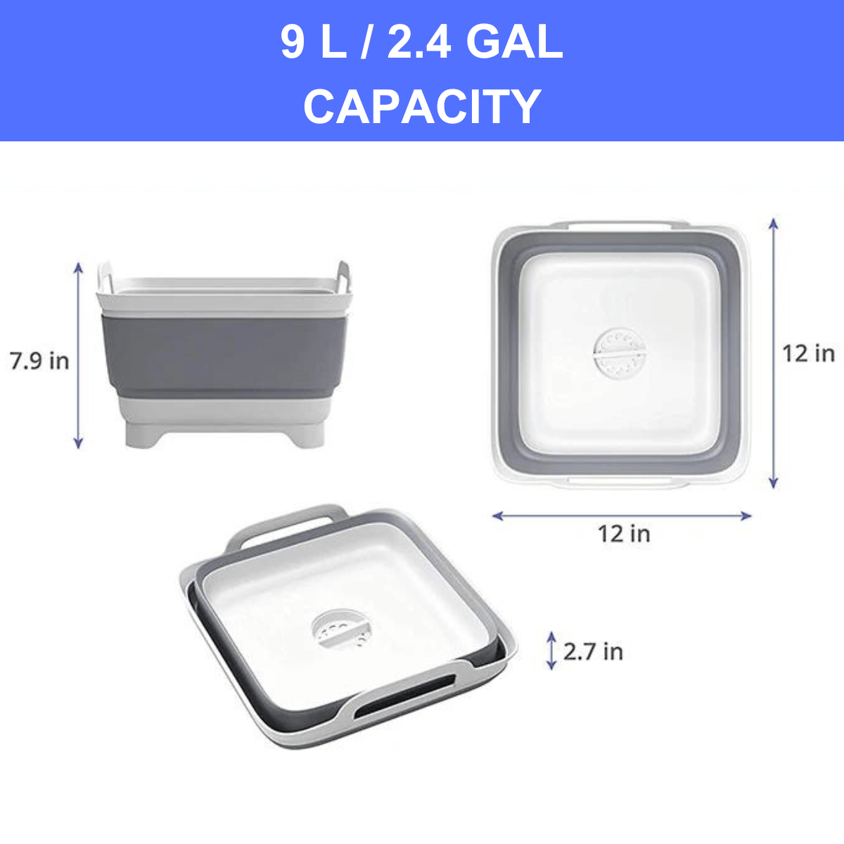 Multi-use Space Saving Foldable Sink Tub - 🎉 50% OFF TODAY - Skaldo & Malin