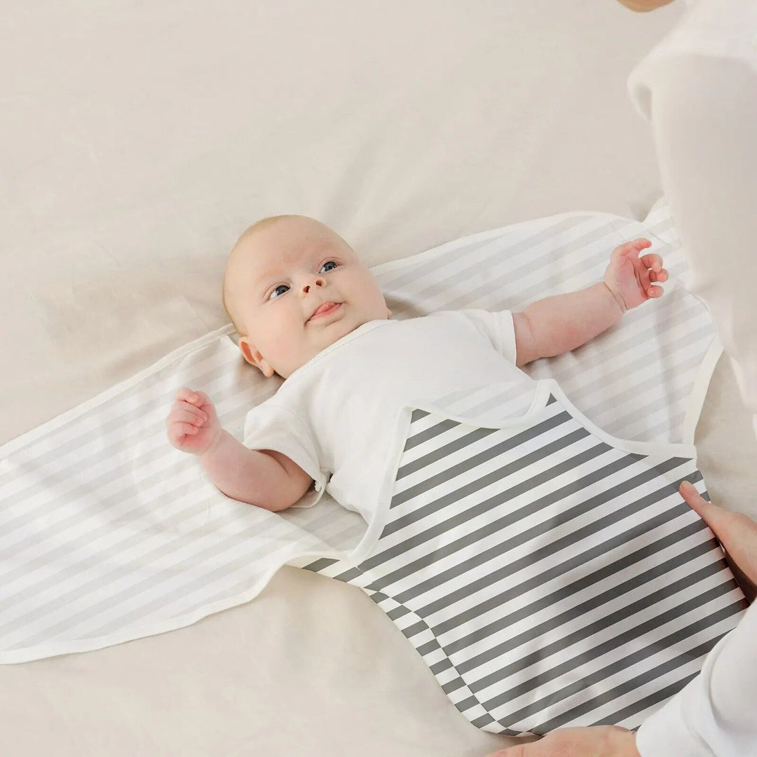 Newborn Adjustable Baby Swaddle Blanket With Hat Set Baby 0 - 3 Months - Skaldo & Malin