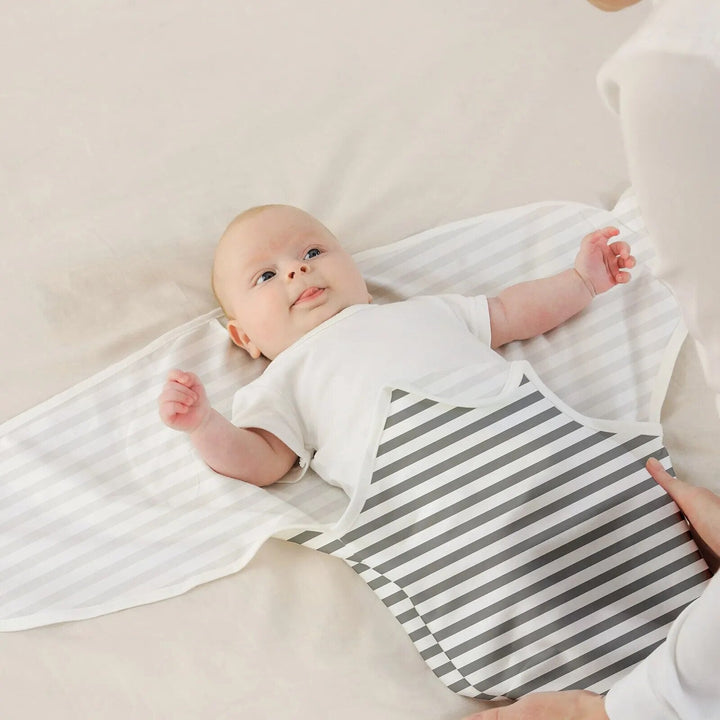 Newborn Adjustable Baby Swaddle Blanket With Hat Set Baby 0 - 3 Months - Skaldo & Malin