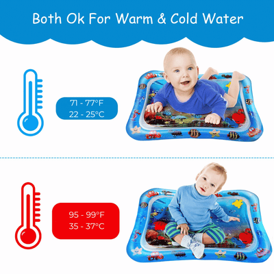 Olivia Cold & Warm Water Tummy Time Mat - 🎉 Buy 1 Get 1 Free - Skaldo & Malin
