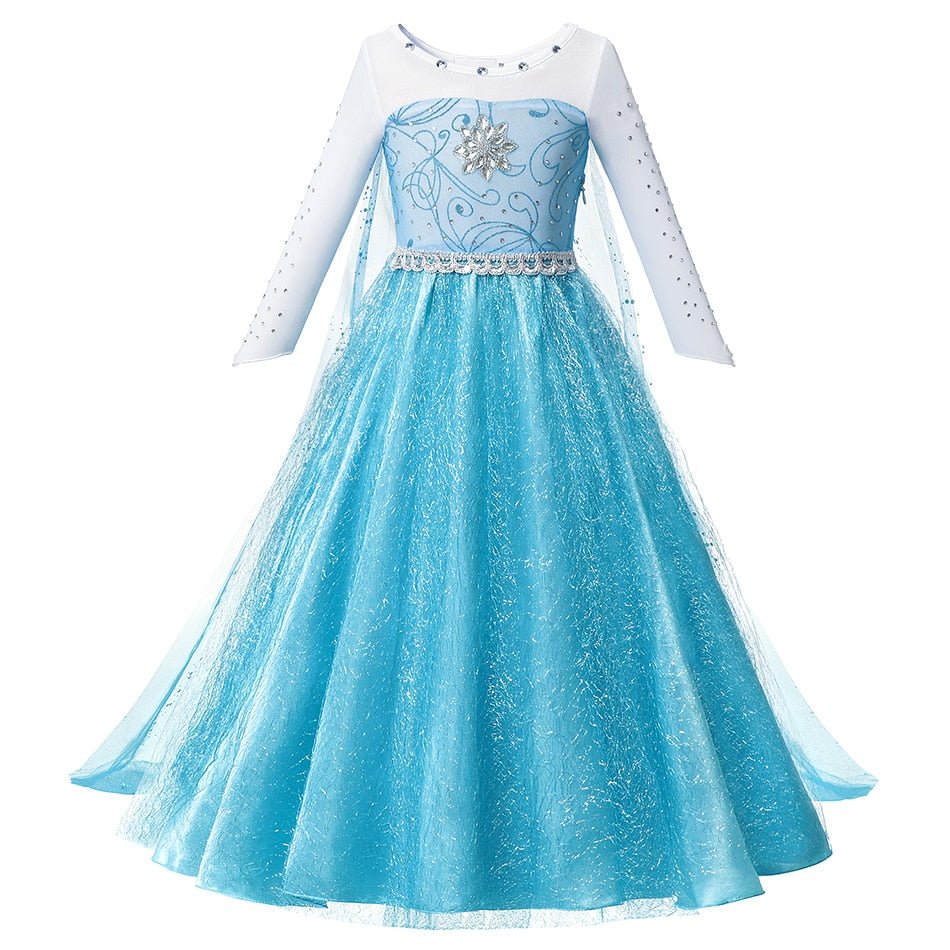 Princess Costume 7pcs Set Halloween Christmas Toddler Kid 2-10 Years Old - Skaldo & Malin