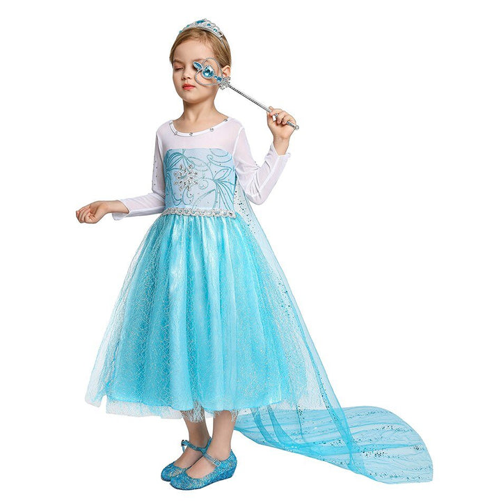 Princess Costume 7pcs Set Halloween Christmas Toddler Kid 2-10 Years Old - Skaldo & Malin