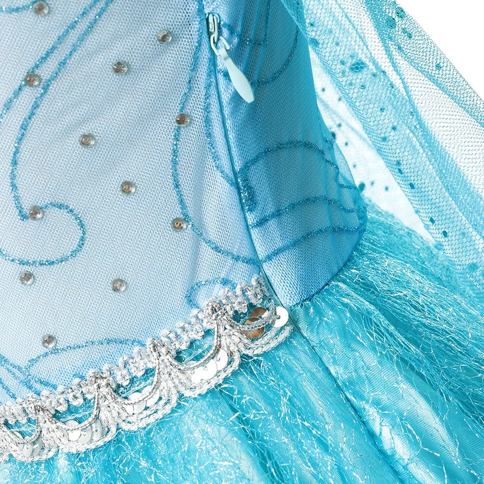 Princess Costume 7pcs Set Halloween Christmas Toddler Kid 2-10 Years Old - Skaldo & Malin