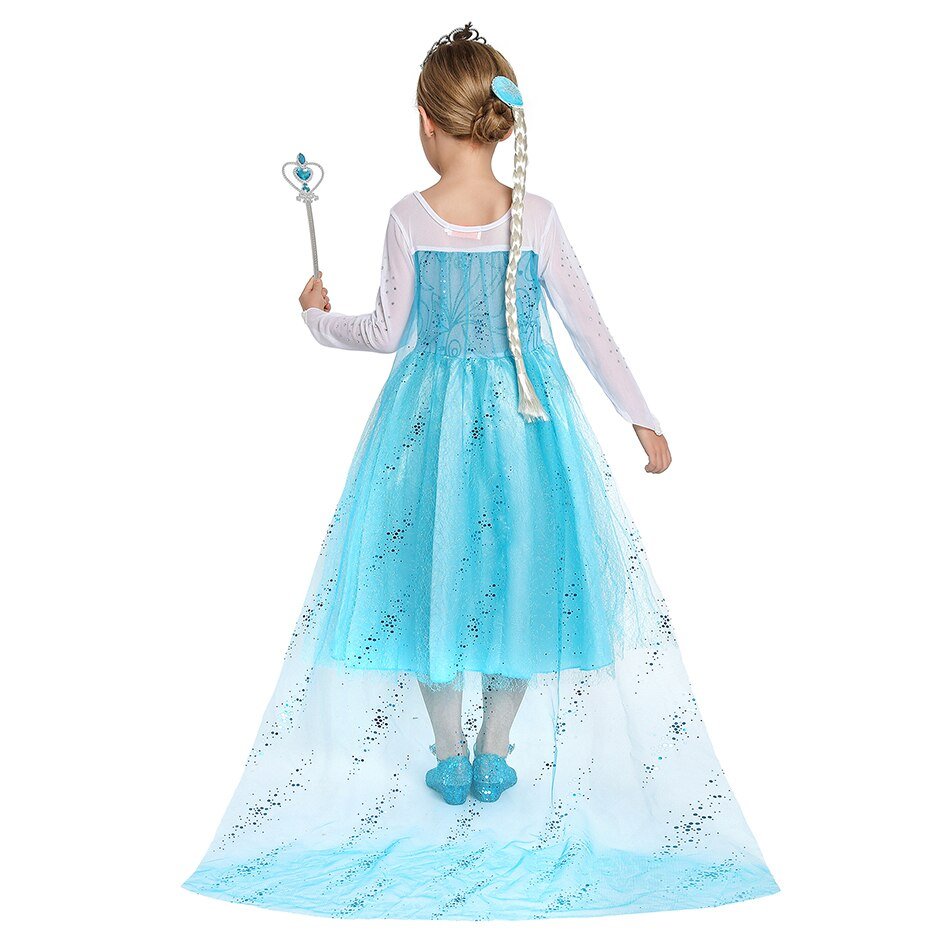 Princess Costume 7pcs Set Halloween Christmas Toddler Kid 2-10 Years Old - Skaldo & Malin