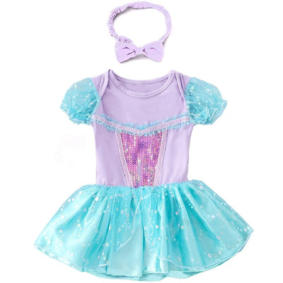 Princess Dress & Headband Set Halloween Christmas Baby Toddler 3-24 Months - Skaldo & Malin