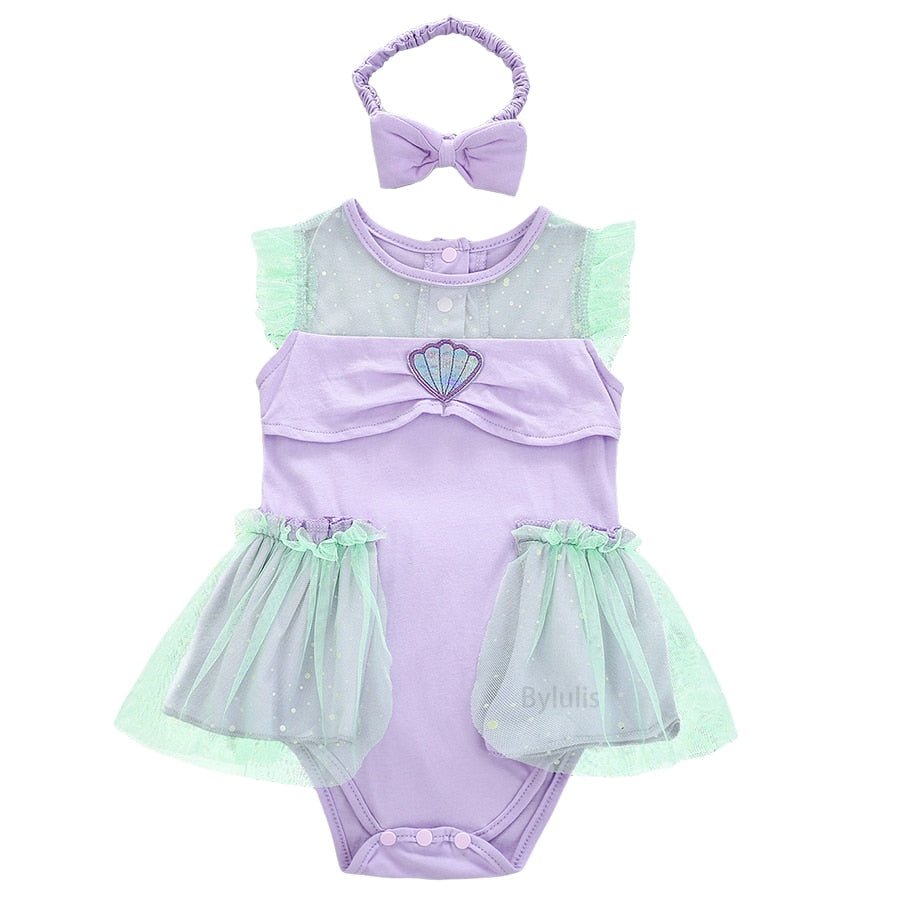 Princess Dress & Headband Set Halloween Christmas Baby Toddler 3-24 Months - Skaldo & Malin