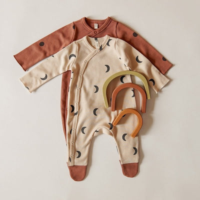 Printed Minimalist Overlap Bodysuit Baby Toddler 0 -24 months - Skaldo & Malin