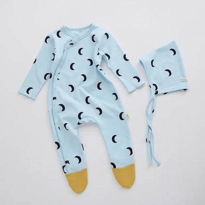 Printed Minimalist Overlap Bodysuit Baby Toddler 0 -24 months - Skaldo & Malin