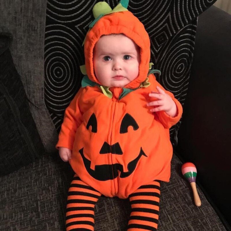 Pumpkin Costume Halloween Baby Toddler 6-24 Months - Skaldo & Malin