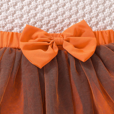 Pumpkin Long Sleeve, Skirt & Headband Set Halloween Baby Toddler 3-18 Months - Skaldo & Malin