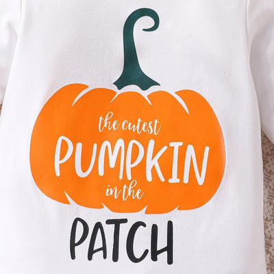 Pumpkin Long Sleeve, Skirt & Headband Set Halloween Baby Toddler 3-18 Months - Skaldo & Malin