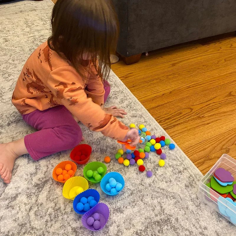 Rainbow Sorting Toy Set - Skaldo & Malin