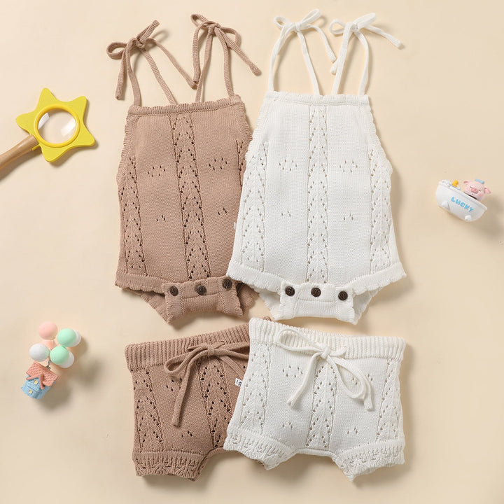 Raya Knitted Onesie & Shorts Set - Skaldo & Malin