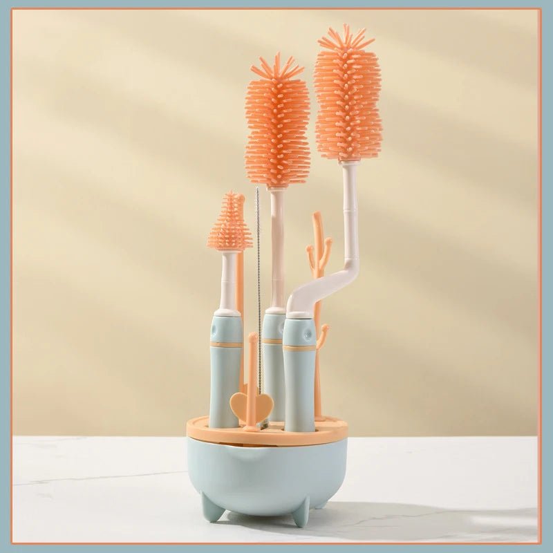 Rotating Cleaning Bottle Brush Rack Set - Skaldo & Malin