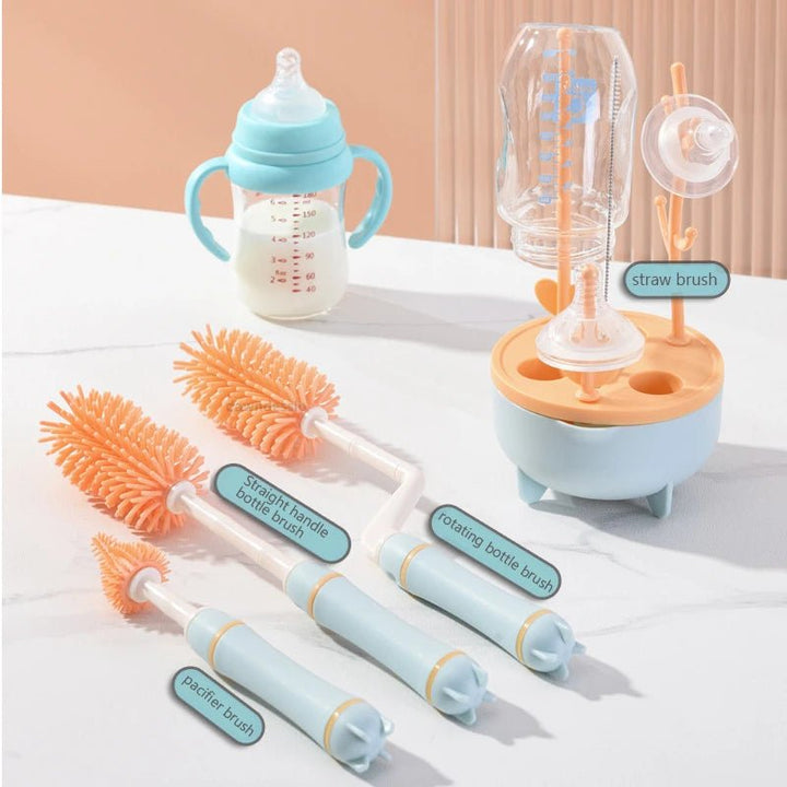 Rotating Cleaning Bottle Brush Rack Set - Skaldo & Malin