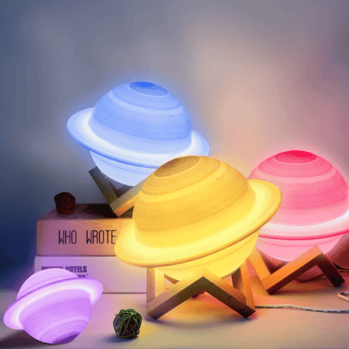 Stella Saturn Lamp LED Night Light - Skaldo & Malin