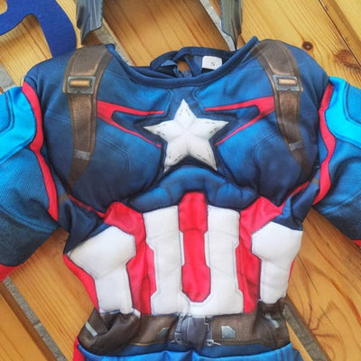 Superhero Costume & Mask Set Halloween Christmas Kid 4-12 Years Old - Skaldo & Malin