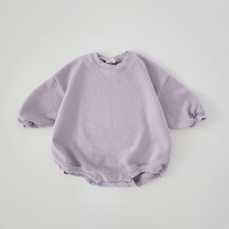 Theo Baby Sweatshirt Romper - Skaldo & Malin