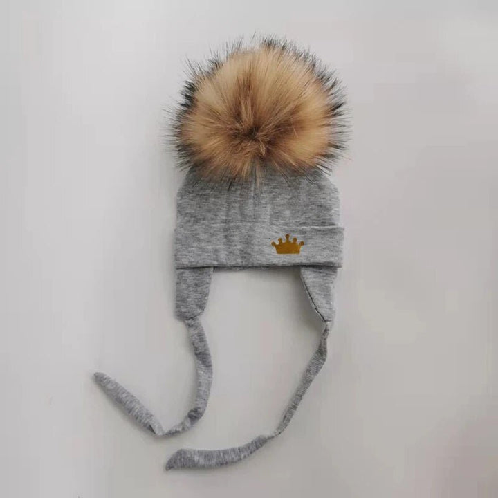 Winter Beanie With Warmer Earflap Rope Baby Toddler 3-24 Months - Skaldo & Malin