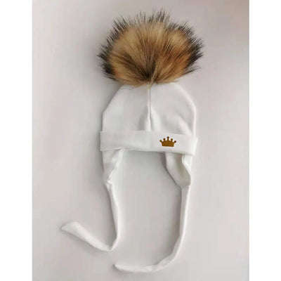 Winter Beanie With Warmer Earflap Rope Baby Toddler 3-24 Months - Skaldo & Malin