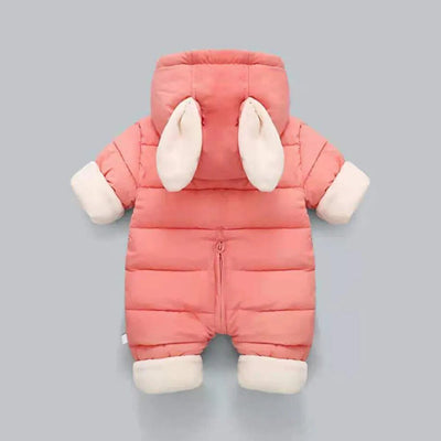 Winter Bunny Cotton-Padded Puffer Snowsuit Baby Toddler 0-3 Years - Skaldo & Malin