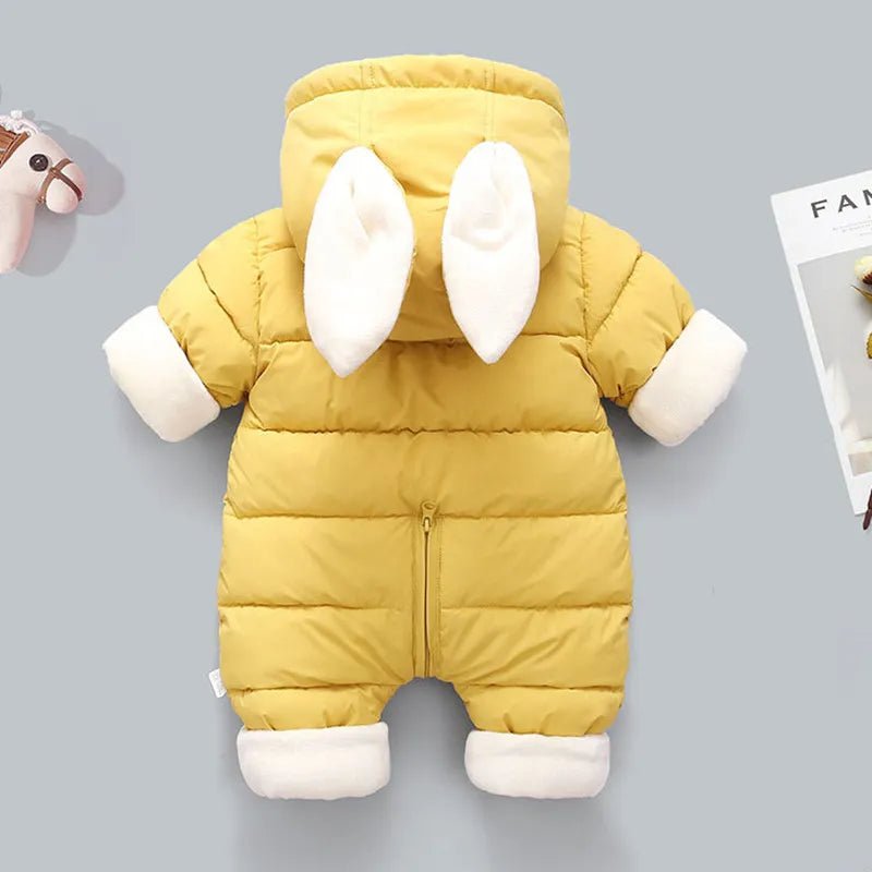 Winter Bunny Cotton-Padded Puffer Snowsuit Baby Toddler 0-3 Years - Skaldo & Malin