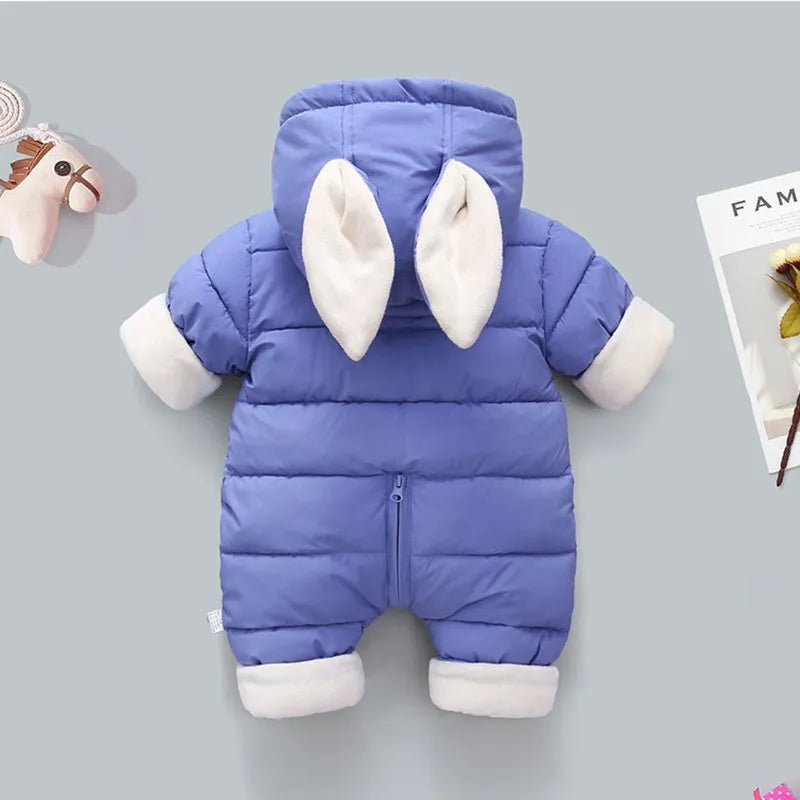 Winter Bunny Cotton-Padded Puffer Snowsuit Baby Toddler 0-3 Years - Skaldo & Malin