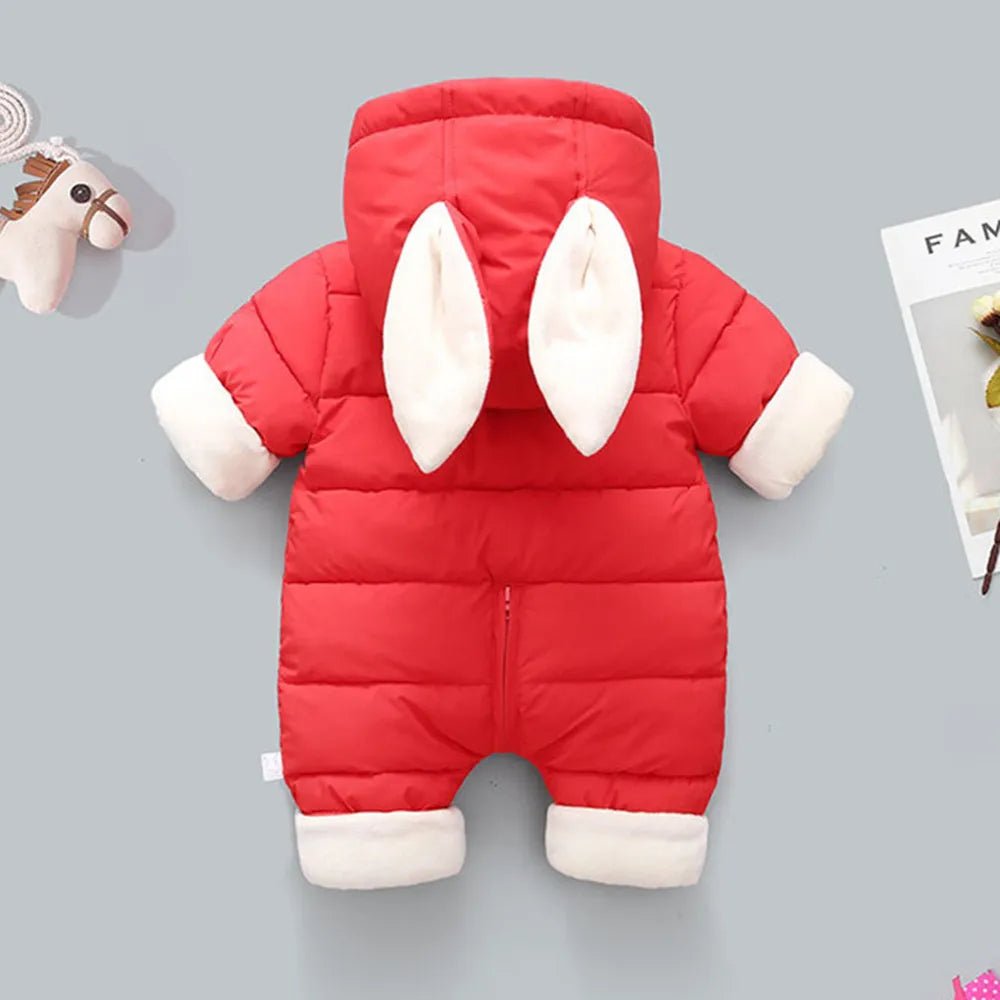 Winter Bunny Cotton-Padded Puffer Snowsuit Baby Toddler 0-3 Years - Skaldo & Malin