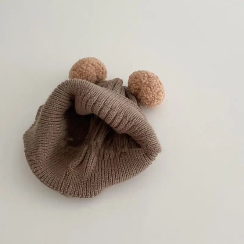Winter Knitted Bear Beanie Head Gear - Skaldo & Malin