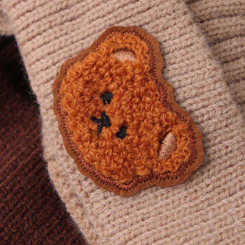 Winter Knitted Bear Beanie Head Gear - Skaldo & Malin