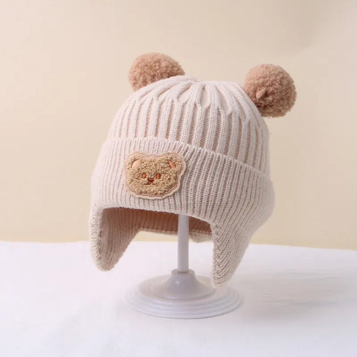 Winter Knitted Bear Beanie Head Gear - Skaldo & Malin