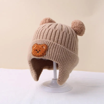 Winter Knitted Bear Beanie Head Gear - Skaldo & Malin