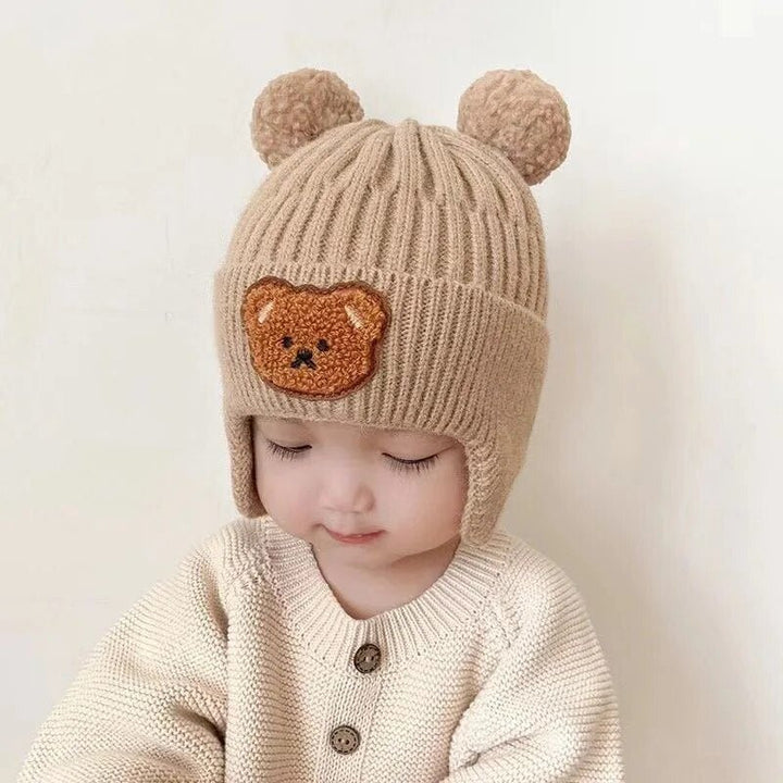 Winter Knitted Bear Beanie Head Gear - Skaldo & Malin