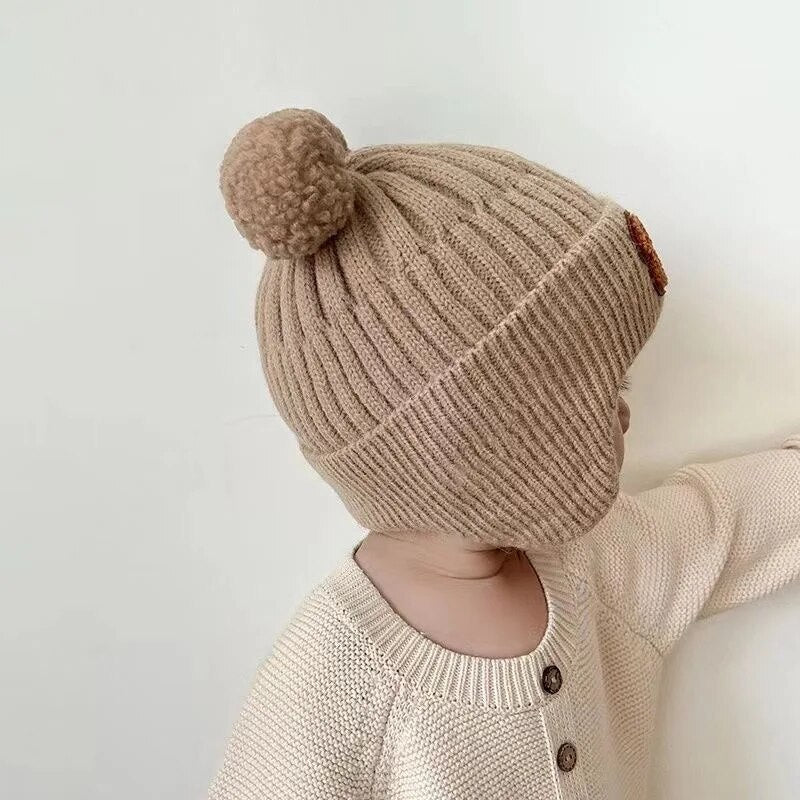Winter Knitted Bear Beanie Head Gear - Skaldo & Malin