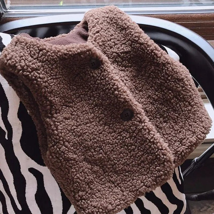 Winter Lamb Wool Vest Toddler Kid 1-6 Years - Skaldo & Malin