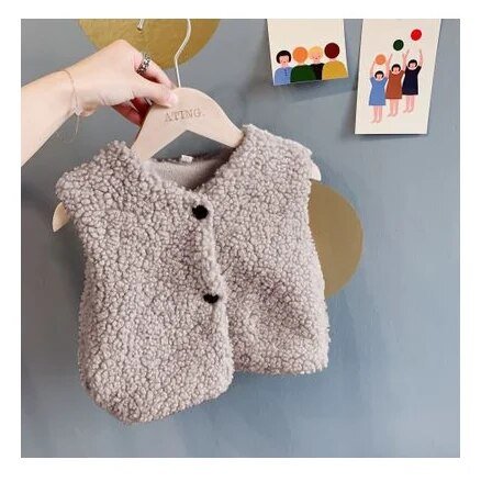 Winter Lamb Wool Vest Toddler Kid 1-6 Years - Skaldo & Malin