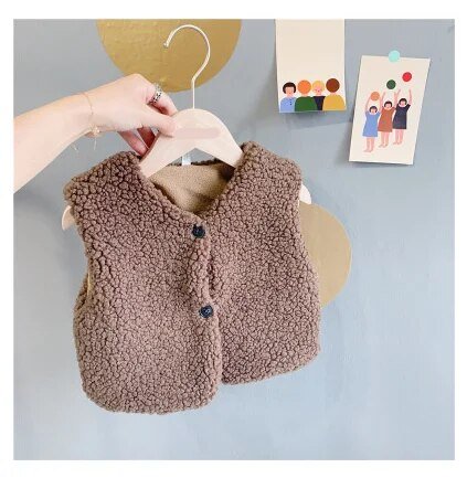 Winter Lamb Wool Vest Toddler Kid 1-6 Years - Skaldo & Malin