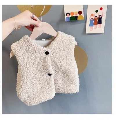 Winter Lamb Wool Vest Toddler Kid 1-6 Years - Skaldo & Malin
