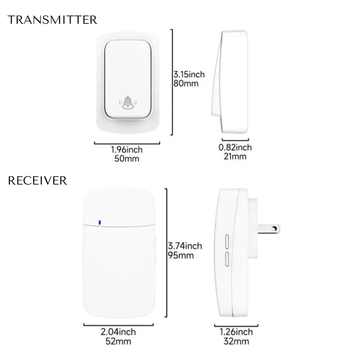 Wireless Door Bell Chimes - 🎉 BUY 1 GET 1 FREE - Skaldo & Malin