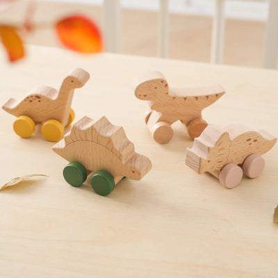 Wooden Dinosaur Toys - Skaldo & Malin