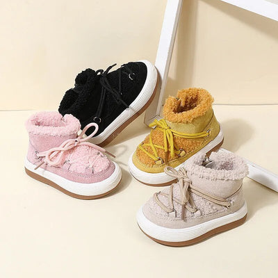 Wool Laced Winter Rubber Sneakers - Skaldo & Malin