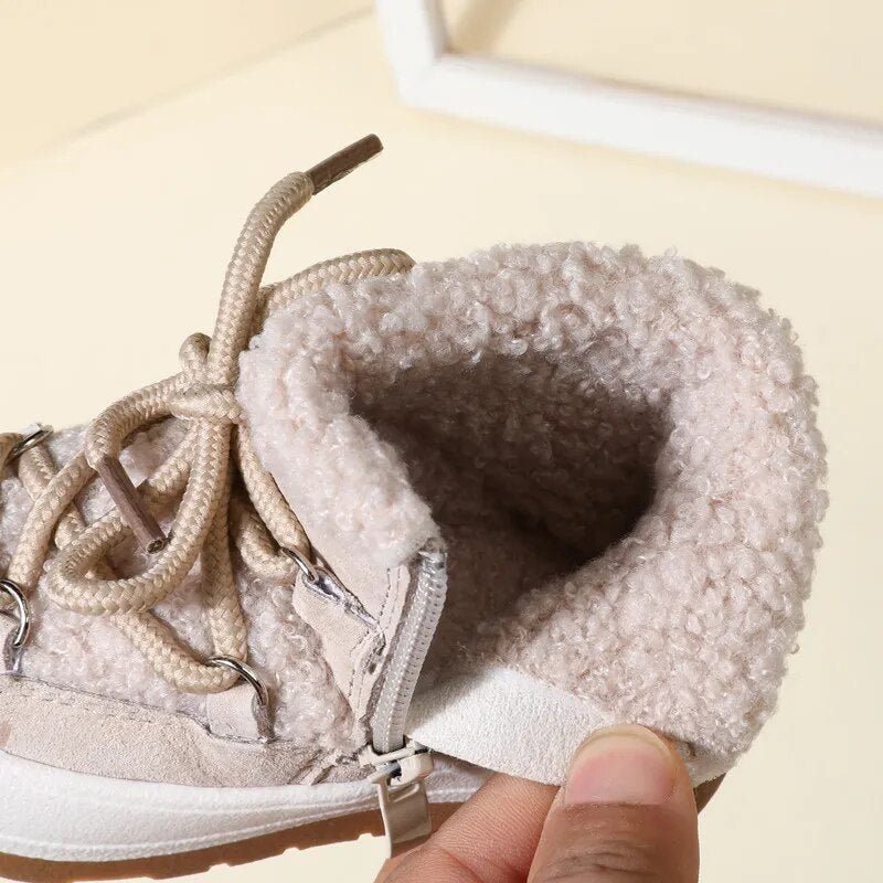Wool Laced Winter Rubber Sneakers - Skaldo & Malin